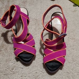 Jessica Simpson Color Block Heels